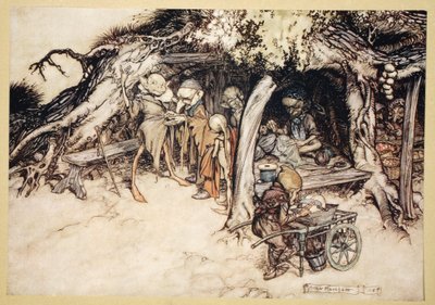 Pour faire des manteaux à mes petits elfes, illustration de 